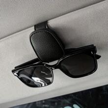 1 Peça Suporte Universal para Óculos no Quebra-Sol do Carro, Material PVC, Suporte para Óculos do Carro, Acessório Interno, Suporte de Armazenamento de Óculos, Decoração de Quarto, Volta às Aulas - Multicolorido - Visão 2