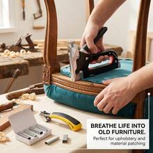 4-In-1 Heavy Duty Labor-Saving Staple Gun Set, Ergonomic Soft Rubber Handle Nailer, Shock-Absorbing Wear-Resistant Stapler - Heavy Duty Labor-Saving, Shock-Absorbing, Ultra-Long Life, Anti-Vibration Pad Design, Suitable For Woodworking, Home Decor, Garden Repair, Daily Office, School Crafts, DIY Projects For Families Across States. Heavy Duty Labor-Saving Manual Men's Tool, 4-In-1 Household Tool, Shock-Absorbing Professional Woodworking Tool, Universal DIY Tool For All States, Labor-Saving Easy-To-Use Home Decor Tool, Convenient School Supplies, Efficient Labor-Saving Office Supplies. - Multiple Styles - View 8