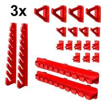WALL MOUNTED TOOL PEG BOARD SET GARAGE STORAGE BINS WORKSHOP RACK SHED ORGANISER - A - View 4