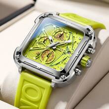 2026 ONOLA Quartz Watch Chronograph Watch Men Casual Multifunction Sports Waterproof Watch Gift - one-size - View 2