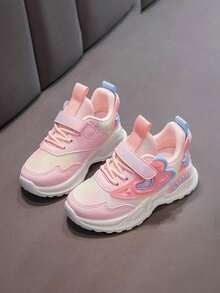 New Girls' Sports Shoes, And Fashionable, Minimalist Style, Lightweight Outdoor Running Shoes For Girls - Multicolor - View 3