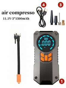 7-In-1 Car Emergency Jump Starter, 5000A 150PSI Air Compressor, 12V Portable Car Battery Jump Starter, Emergency Tool Kit - DDQ-1013 - View 14