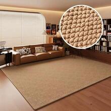 1pc Faux Sisal Rug, Thickened Rug, Highly Rated Rug, Pineapple Ring Rug, Thickened Dust-Proof Rug, Door Mat, Living Room Rug, Kitchen Mat, Bathroom Mat, Decorative Rug - Brown - View 10