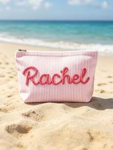 Custom Photo Linen Tote Bag & Makeup Bag Set, Large Capacity Portable Shopping Bag. Perfect For Daily Commute, Travel, Beach And Outdoor Use. - Multicolor - View 13