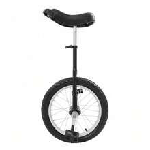 DYNAMI Unicycle With Excellent Steel Frame,Leakproof Tire,Adjustable Height,Curved PU Seat,Mute Bearing,Anti-Slip Designs,For Outdoor Sports Fitness Exercise[A Good Gift For Family And Friends] - Black - View 6