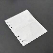 Álbum de Cartões Solto A5 com 6 Argolas e 4/2/1 Bolsos, Protetores de Página de Cartão de Foto Dupla Face com 4 Bolsos, Páginas de Refil Soltas Transparentes, Álbum de Armazenamento de Página de Cartão Estilo Bolso, Páginas Internas de PP Transparentes, Capas Transparentes para Cartões de Troca, Protetores de Página Transparentes, Capas de Álbum de Fotos de Plástico, Protetores de Bolso, Álbum de Armazenamento de Fotos, Adequado para Entusiastas de Planejamento, Colecionadores de Cartões, Estudantes, Sala de Estudo, Sala de Aula, Estúdio, Temporada de Volta às Aulas - A5 - Visão 5