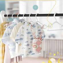 10/20 Packs Swan White Non-Slip Hangers 27cm Sturdy Durable Space-Saving Clothes Organizer For Wardrobe Closet Pants Coats Shirts Dresses Daily Essential Use - White - View 6