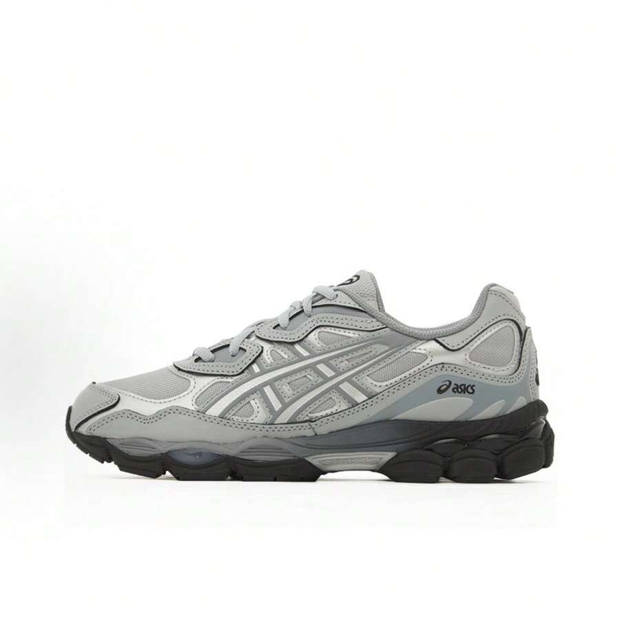 ASICS Gel-NYC Sneakers - Authentic Unisex Retro Lifestyle Running Shoes | Viral 2026 Sportstyle Urban Trainers | Premium Gel Technology Cushioning | Durable Suede & Mesh Performance Footwear | Classic Comfort Daily Sneakers - 銀灰 - 查看 1