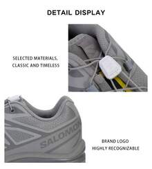Salomon Xt-6 Series Unisex Sports Shoes 474448 - Ghost Gray 474448 - View 9