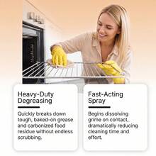 jakehoe Oven Cleaner, Multi-Purpose Grease Cleaning Agent, Household Kitchen Oven Stove Cookware Surface Oil Stain & Grime Cleaner, Restore Cooking Surface Cleanliness And Usability. New And Old Models Shipped Randomly - Multicolor - View 4