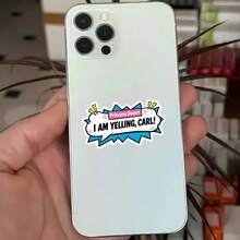3Inch Cute Donut Princess Yelling Sticker Retro Vintage Fantasy Character Humor Decal Funny Chaos Aesthetic Decor For Laptops Water Bottles Notebooks Planner Journals Lockers Kindles Cups Refrigerators For Readers Students Creatives And Book Lovers - Multicolor - View 5