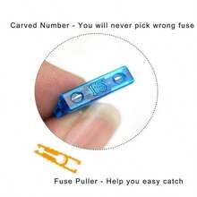 120 PC Low Profile Mini Car Fuse Auto Car Motorcycle SUV Fuses Kit APM ATM - Default - View 6