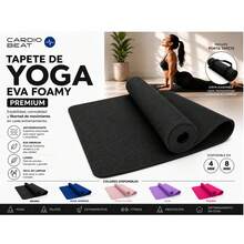 CARDIO BEAT Yoga Mat For Exercise, Non-Slip Mat Or Mat - Black - View 7