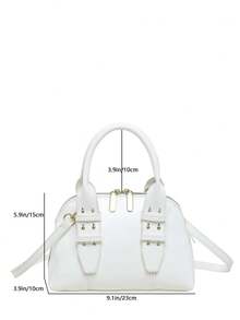 Niche Design Premium Texture Shell Handbag For Women 2026 New Fashion Shoulder Crossbody Bag Versatile Commute Outing Tote Bag - White - View 11