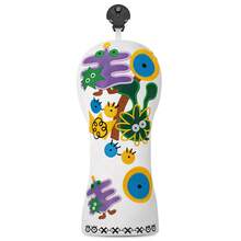 Fresh White Abstract Graffiti Wooden Putter Headcover - Premium Durable Protective Gear | Suitable For Young Artistic Golfers And Creative Style Seekers - Multicolor - View 9