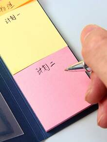 Colorful Index Tabs, Eye-Catching Marker Stickers With Ruler Scale, Sticky Notes With Ruler Scale Page Labels, Student Index Tabs With Ruler Scale, Office Planner Page Marker Stickers, Sticky Notes, Index Tabs, Page Markers, Bookmarks, Memo Labels, Divider Stickers, University Notebook Classification Scale Labels, Student Stationery, Office Supplies, Back To School, Notebook Accessories, Planner/Diary Labels, Back To School Gifts, Teacher's Day Gifts - Multicolor - View 7