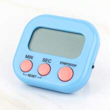 1pc Multifunction Electronic Timer, Magnetic Digital Timer With Large LCD Display, Countdown Timer With Sound/Mute Switch, Widely Used For Break Time, Cooking, Fitness, Meeting, Classroom, Timer Gift, Apartment Essential, College Dorm Essential (New And Old Models Randomly Shipped) - Multicolor - View 11
