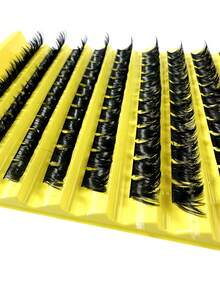 120Pcs Fluffy D Curl Cat Eye Lashes, 180D DIY Eyelash Clusters, Dense And Natural, Long-Lasting And Durable, Ultra-Light And Soft, Reusable, Suitable For Beginners, Daily Life, Parties, Travel, Music Festivals, Etc. Eyelash Clusters - D - View 6