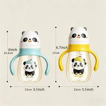 240ml PPSU Baby Bottle, Leak-Proof Straw Cup With Scale, Kindergarten Drinking Training Cup, Shatter-Resistant And Anti-Colic - Multicolor - View 3