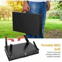 Mini Churrasqueira Portátil - Perfeita para Camping e Viagens - A - Visão 3
