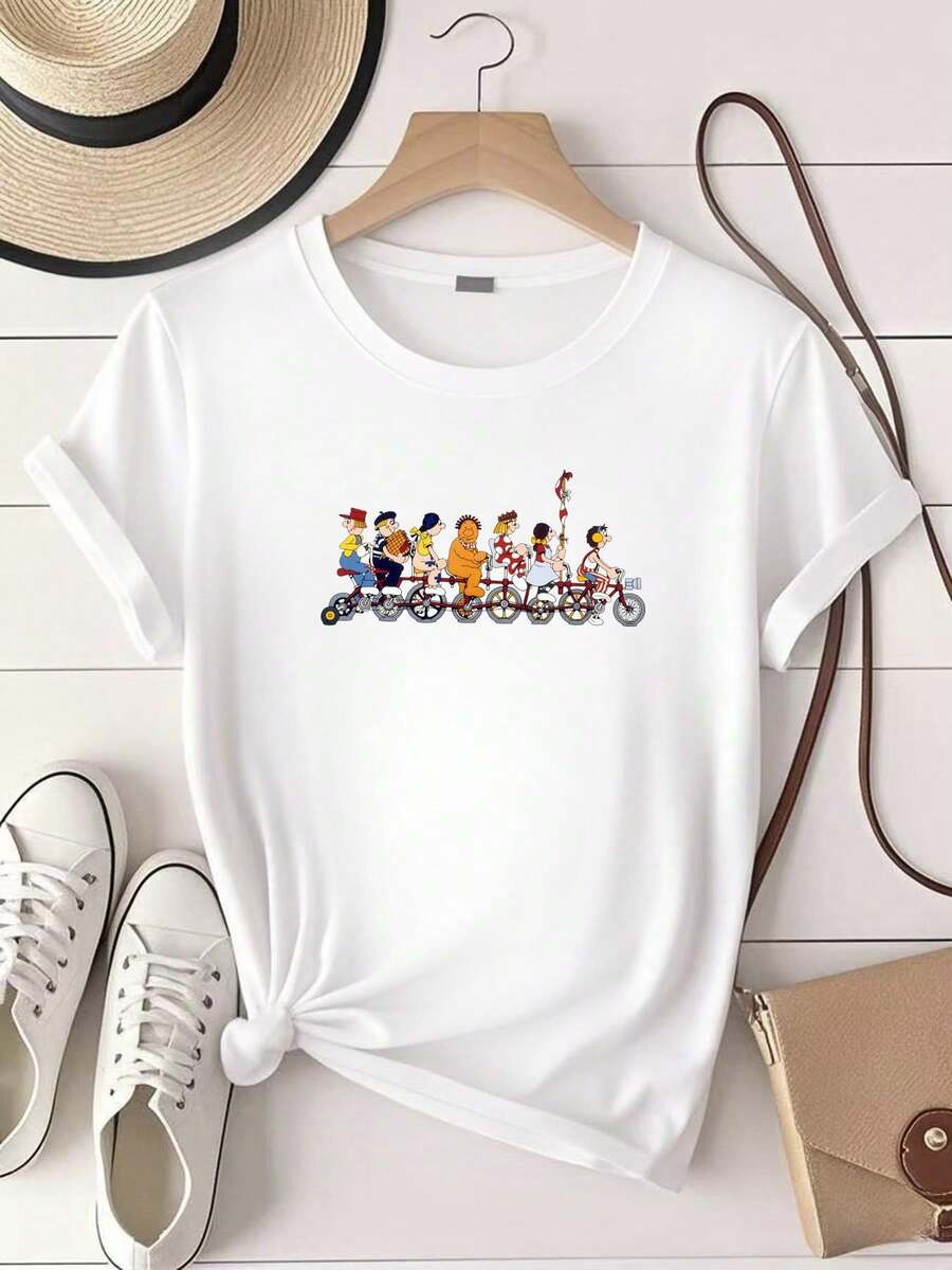 Women T-Shirts - 白色 - 查看 1
