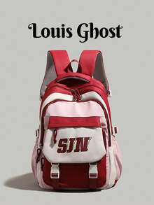 [ Backpack | Multi-Color Options . Versatile For Campus & Commute]Organized Storage. Thickened Back Padding + Adjustable Shoulder Straps, Comfortable To Wear Without Shoulder Pressure; Suitable For Daily Commute, Short Trips, Classes And Self-Study. - Multicolor - View 7