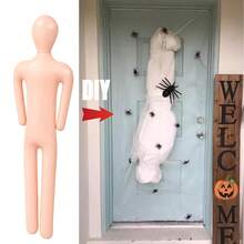 3pcs Inflatable Human Model, Inflatable Dummy, Inflatable Zombie Model - Suitable For Party Events, Prank Games, Practical Role Play, Halloween Decoration Horror Props, Crime Scene, Yard And Home Decor, Scene Setup And More - Inflatable Human Body Model - View 5