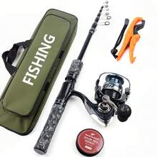 SEACHASER Ultralight Telescopic Fishing Rod And Reel Combo, Portable Lure Fishing Kit With Carry Bag For Freshwater Fishing,Panfish Rod,Trout Rod - Multicolor - View 10