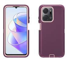 Military-Grade Shockproof Heavy-Duty Full-Body Protective Phone Case, Anti-Scratch Durable 3-In-1 Protective Cover For IPhone, Galaxy, HONOR And Other Smartphones Birthday Gift - Wine Red Powder - View 71
