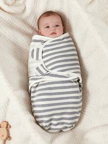 1 Set Butterfly Swaddle Blanket, Swaddle Wrap Combination Style, Soft Skin-Friendly, Absorbent And Breathable, Newborn Essential - Multicolor - View 14