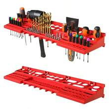 WALL MOUNTED TOOL PEG BOARD SET GARAGE STORAGE BINS WORKSHOP RACK SHED ORGANISER - A - View 5