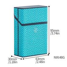 20pcs Woven Texture Cigarette Case Protective Shell Plastic Creative Portable Storage Box Unisex Exquisite Fashion Durable Daily Use Or Gift Cigarette Case Cover - Multicolor - View 12