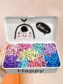 100/50/30/10pcs Cute Y2K Five-Pointed Star BB Hair Clips, Colorful Hair Accessories, Basic Matching Hair Clips - Suitable For Girls, Daily School, Party, Sports - Multicolor - View 7