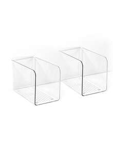 Vigour Summer Caixa de Armazenamento de Arquivos Transparente e Estante de Mesa Acrílica, Organizador de Mesa Doméstico para Arquivos e Livros, Caixa de Armazenamento Acrílica Transparente, Estante Vertical Doméstica, Usado para Organizar Livros e Suprimentos de Escritório na Mesa, Organizador de Revistas e Arquivos de Plástico, Adequado para Mesa, Estante, Casa ou Escritório - Armazenamento Elegante de Livros e Arquivos - Multicolorido - Visão 12