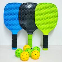 Outdoor Sports Pickleball Racket, Equipped With 2 Rackets And 2 Balls, 14+Years, Suitable For Beginner Training/Physical Exercise/Doubles Matches, Halloween/Valentine's Day/Easter/Christmas/Birthday/New Year/Thanksgiving And Other Holiday Gifts - Multicolor - View 5