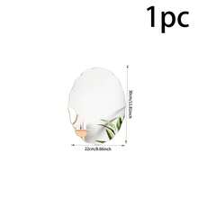1 chiếc gương trang trí sóng bất đối xứng cho phòng khách và các phòng khác, gương trang trí nghệ thuật hiện đại bất đối xứng - Bạc - Xem 13