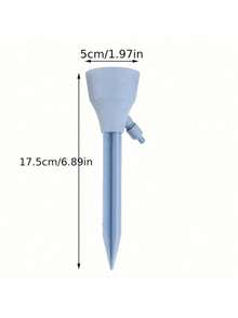 5件組植物自動澆水套件，可調節流量自動滴灌系統，適用於室內與園藝植物，無需電池，適用於標準歐美螺紋瓶，澆灌花卉與蔬菜必備 - 均碼 - 查看 7