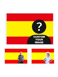 1pc Customized Flag - Multiple Countries Available - Face Cutout - Add Your Own Image And Text - Suitable For Wedding, Father's Day, Mother's Day, Valentine's Day, Home Decor, Personalized Gift - Also Applicable For Customized Tapestry, Garden Flag, Customized American Flag - Multicolor - View 46