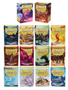 100 buah Pelindung Kartu Matte Dragon Shield 66*91mm, Cocok untuk MTG/PTCG/Kartu Perdagangan, Pelindung Kartu Matte/Kartu Permainan Papan, Hadiah Terbaik untuk Kolektor Kartu - MultiWarna - View 3