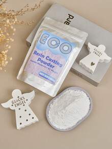 300g/500g/1000g 樹脂高密度石膏粉，適用於DIY雕塑模具、花瓶製作、鑄造生產材料，桶裝石膏粉 - 石膏粉 - 查看 6