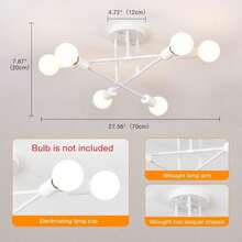 Chandeliers - White - View 2