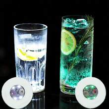 24pcs RGB LED Coasters With Adhesive Backing, 7-Color Flashing Reusable Light-Up Coasters For Wine Bottles, Cups, Vases, Glowing Bar Decor Gifts, Suitable For Party Lovers, Nightclub, Wedding, Holiday Atmosphere Decoration, Night Light LED Decor - Coaster - View 9