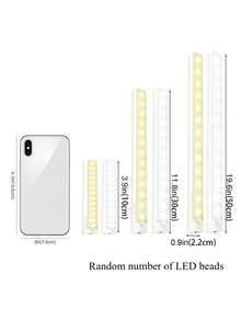PIR Motion Sensor Rechargeable Portable LED Light, USB Powered Indoor Lighting - Multicolor - View 5
