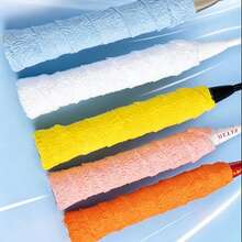 2/5/10 buah Pita Pegangan Handuk Katun Murni Sobek Tangan 1,5m, Untuk Raket Bulu Tangkis/Tenis - Lembut, Menyerap Keringat, Peredam Guncangan, Pelindung Pegangan dengan Lapisan Anti Keringat, Cocok untuk Pegangan Raket, Peningkatan Performa - MultiWarna - View 4