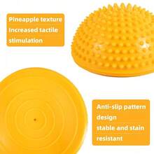 8-Pack Colorful Yoga Hemispheres, PVC Anti-Slip Foot & Muscle Massager For Fitness & Recovery - Mixed Colors - View 3