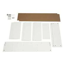 YUNRUX Desk With Shelves, Computer Desk With Shelves, Office Desk With Bookshelf 120cm - White - View 8