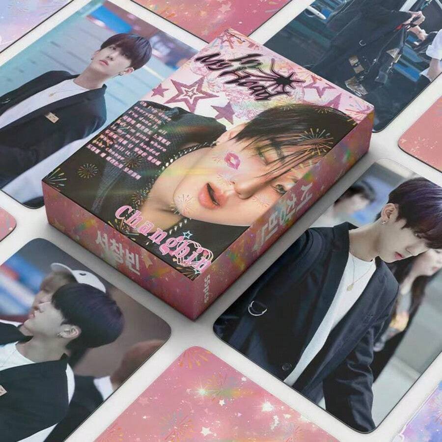 1 قطعة مجموعة بطاقات صور K-Pop جديدة 55 قطعة، بطاقات LOMO نجم منفرد تشانغبين، يمكن تخزينها في حامل البطاقات، المحفظة، حقيبة الظهر، إلخ، مناسبة أيضًا كزينة ديكورية، إكسسوار مكتبي فاخر، هدية مثالية للأصدقاء، علامة كتاب، بطاقة قابلة للجمع، هدية عيد الحب، بضائع المعجبين، بطاقة مجموعة، بطاقة تهنئة مجموعة جديدة - متعدد الألوان - مشاهدة 1