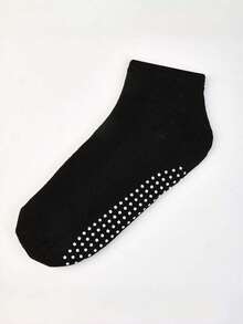 1/5/10/15/20/30 Pairs Random Multi-Color Non-Slip Men's & Women's Short Socks, Solid Color Sports Boat Socks, All-Season Versatile - Multicolor - View 1
