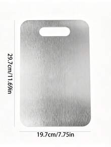 Stainless Steel Cutting Board, Double-Sided Kitchen Home Use Cutting Board, Commercial Use For Cutting Vegetables, Kneading Dough, And Cutting Fruits. Rolling Pan. - View 13