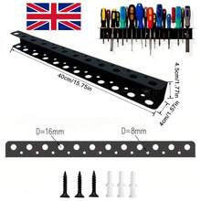Screwdriver Holder Wall Mounted Screwdriver Pliers Organizer Garage Storage-Rack - A - View 9